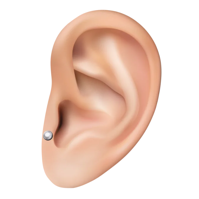 Appetite control piercing